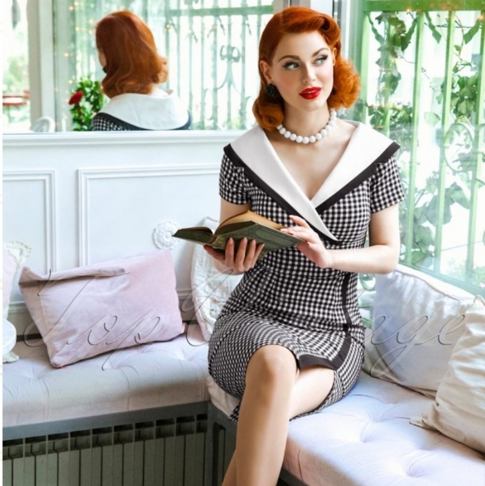 Vintage Diva Greta Pencil dress (S)